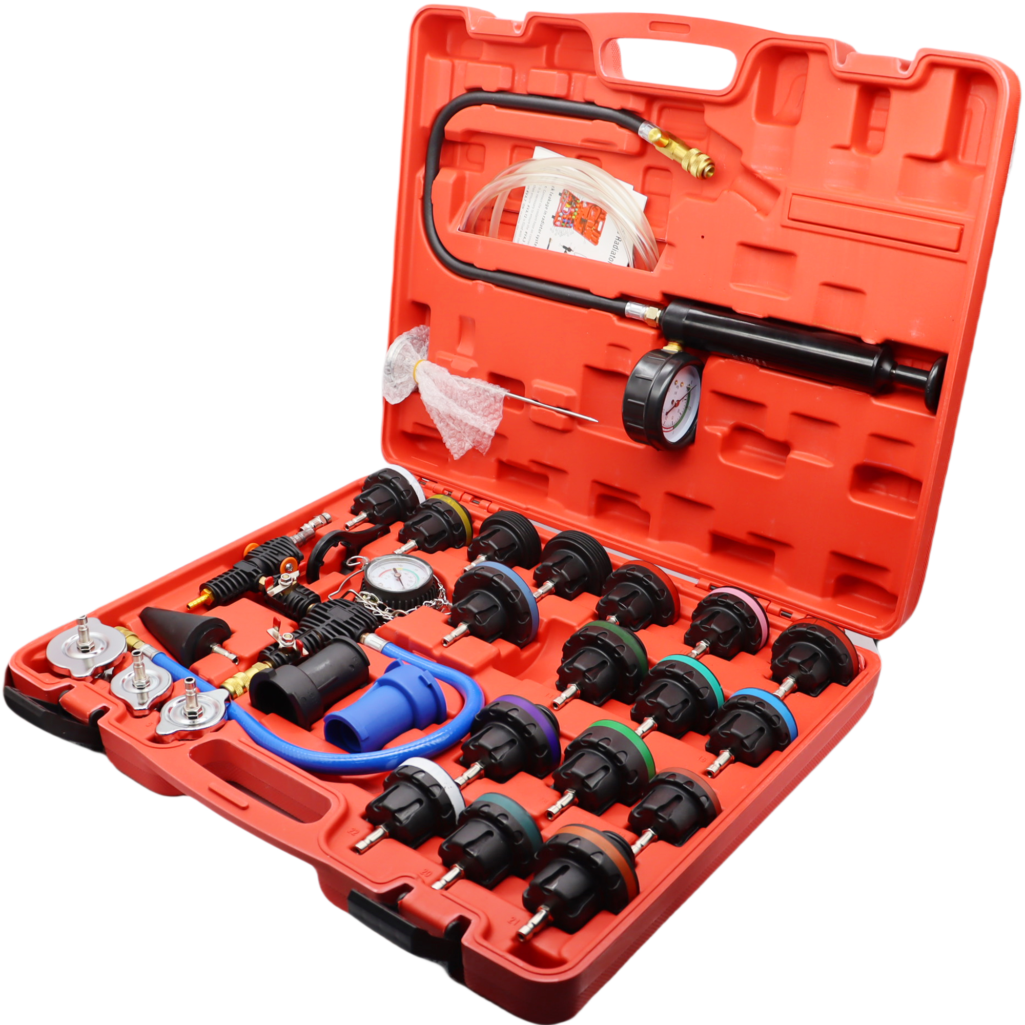 Radiator Pressure Tester - 28Pcs Universal Radiator Pressure Tester Set
