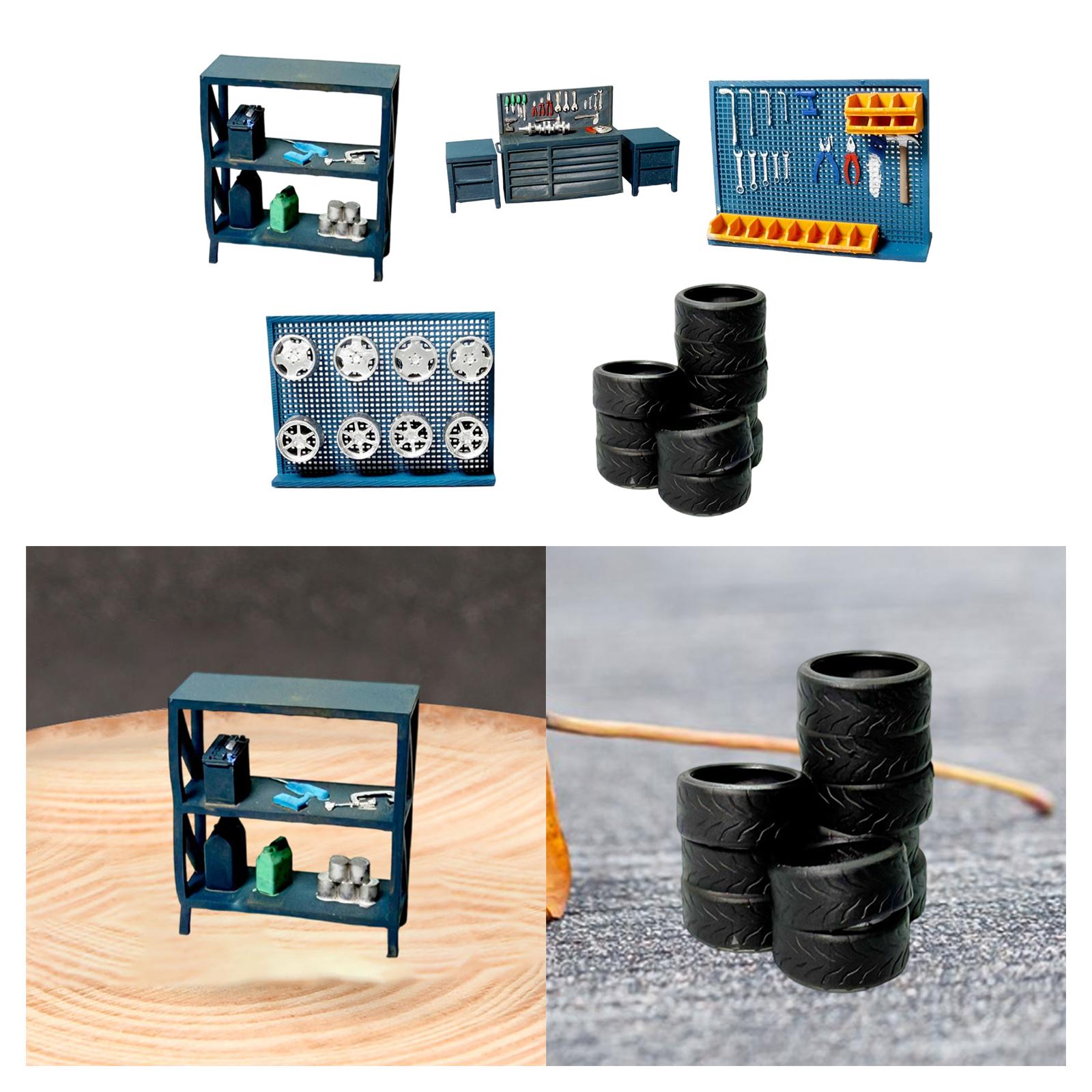 1/64 Diorama Garage Accessory  - Auto Repair Shop Layout incelemesi ve fiyatı