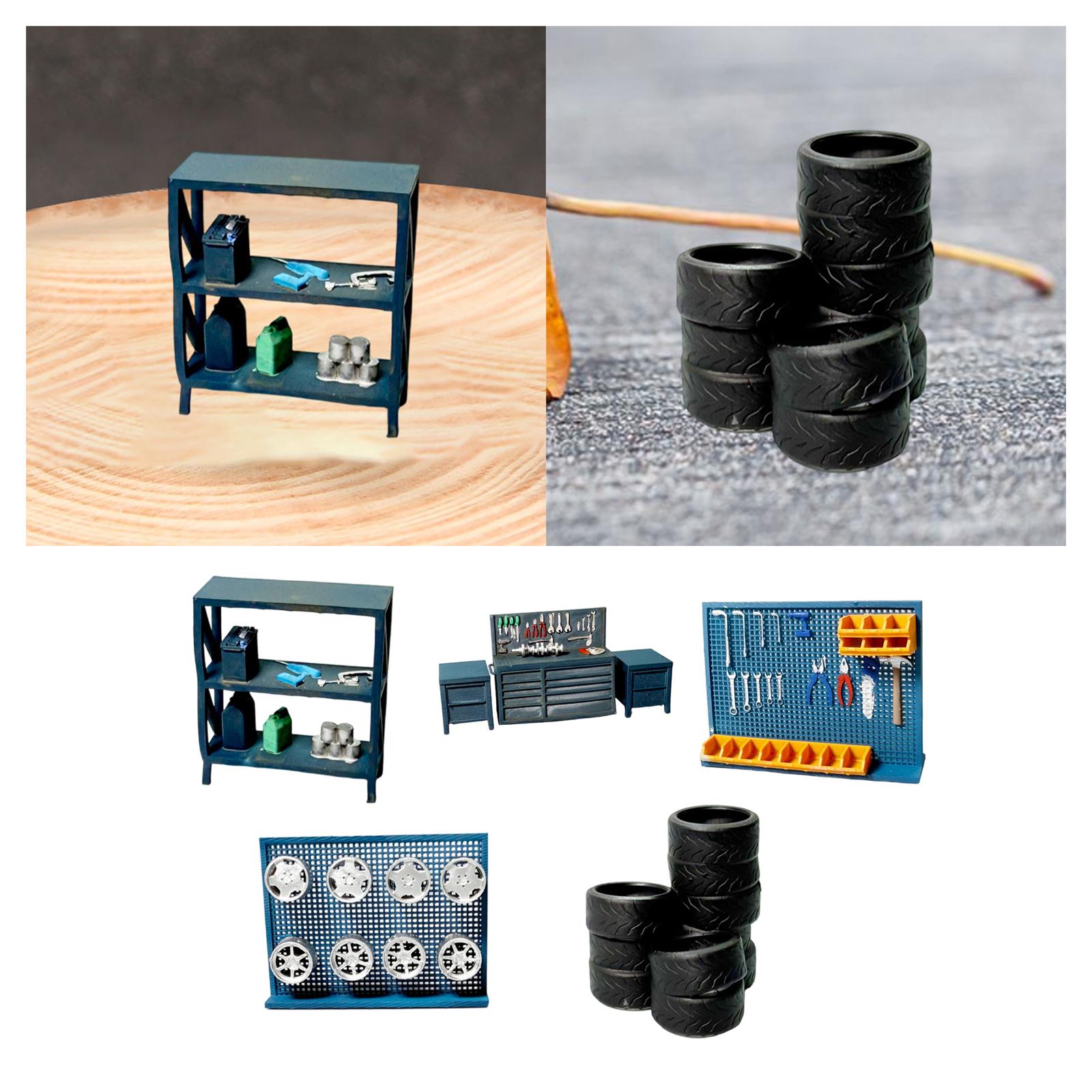 1/64 Diorama Garage Accessory  - Auto Repair Shop Layout incelemesi ve fiyatı