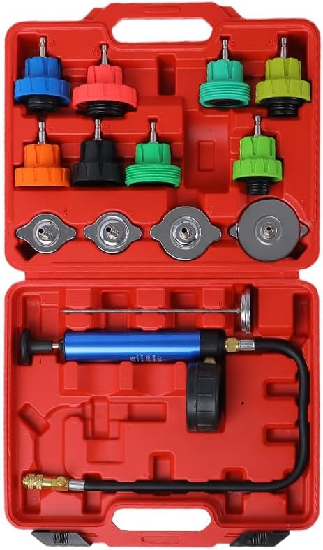14-Piece Cooling System Pressu - Radiator Pressure Tester incelemesi ve fiyatı