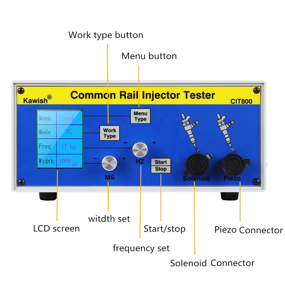 Latest upgrade large LCD CIT80 - Fuel Injector Tester incelemesi ve fiyatı