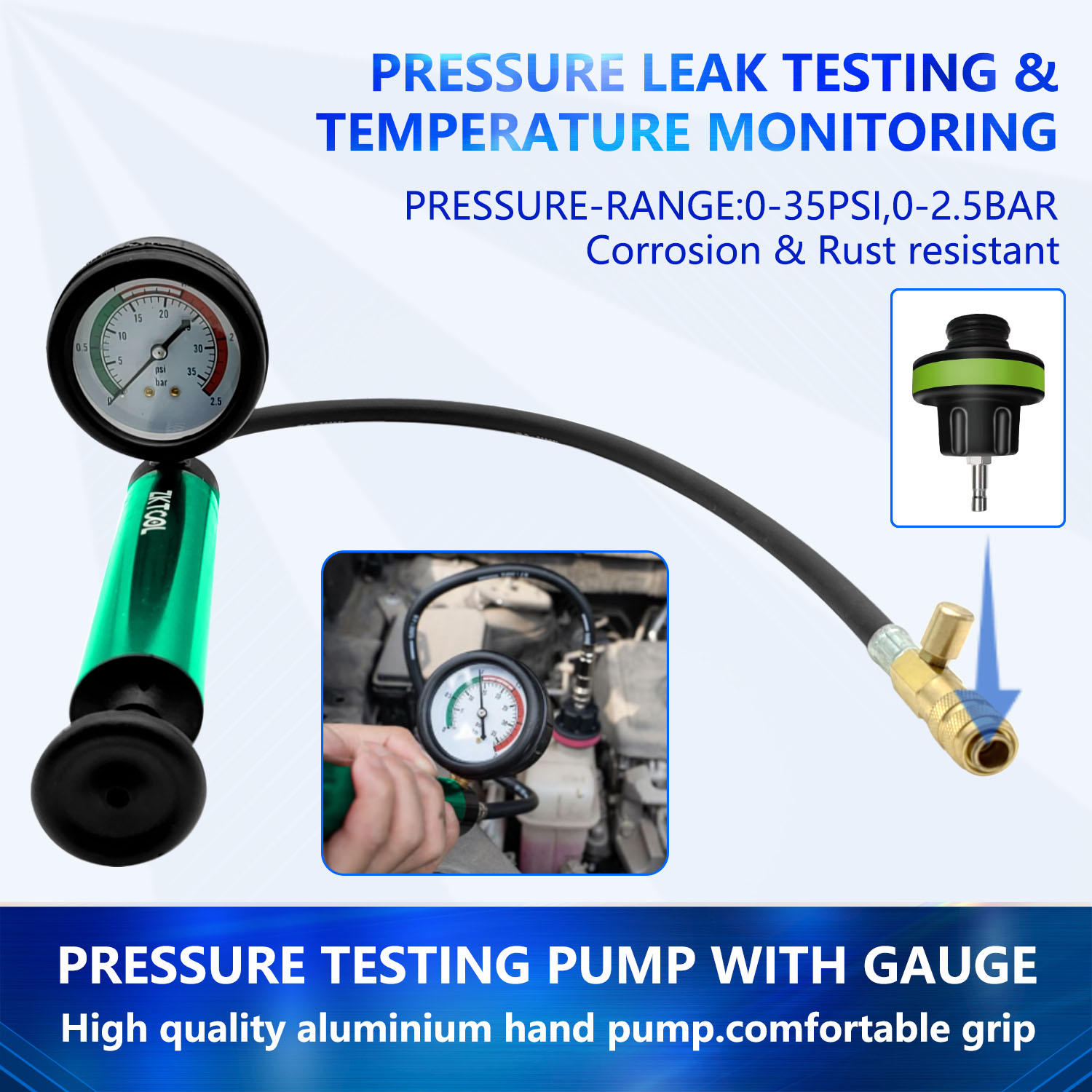 Aluminum Car Cooling System Ra - Radiator Pressure Tester incelemesi ve fiyatı