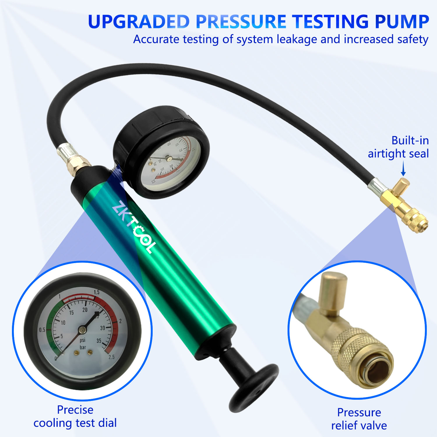 Aluminum Car Cooling System Ra - Radiator Pressure Tester incelemesi ve fiyatı