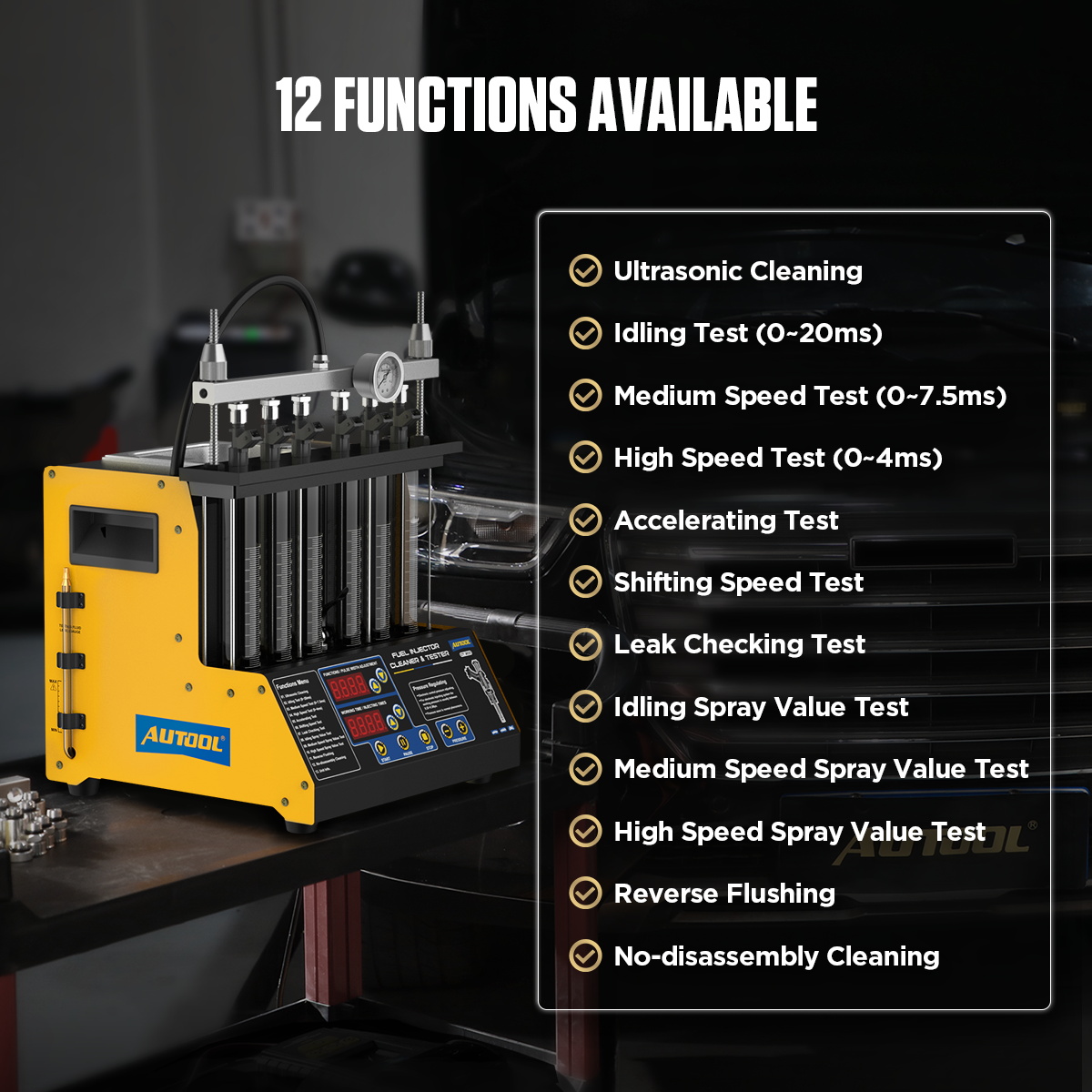 AUTOOL CT200 Injector Ultrason - Fuel Injector Tester incelemesi ve fiyatı