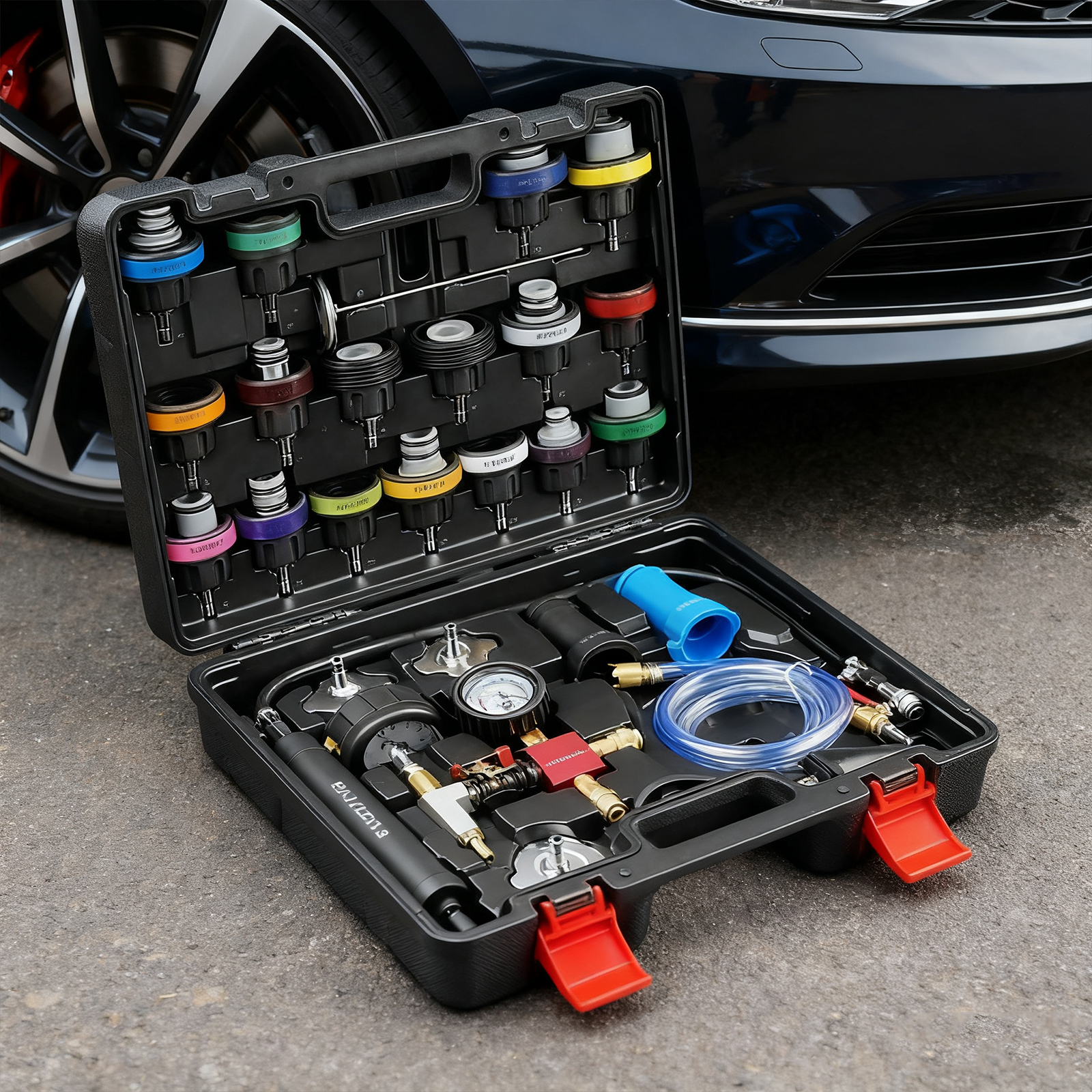 Coolant Vacuum Refill Tool Kit - Radiator Pressure Tester incelemesi ve fiyatı