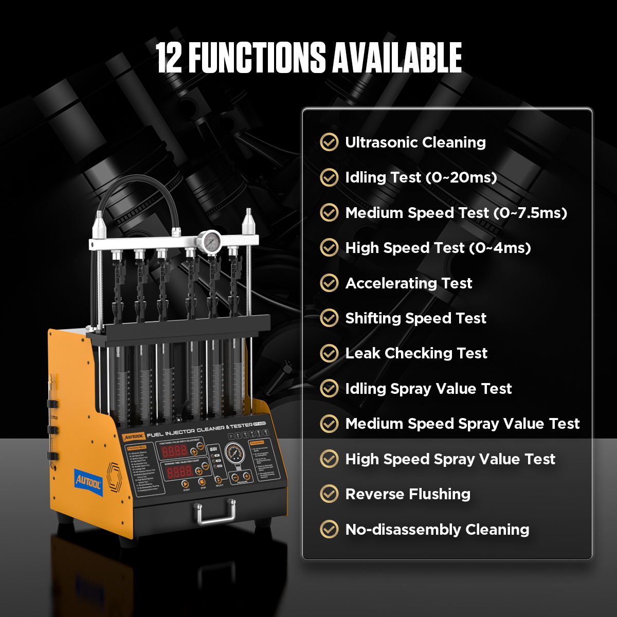 AUTOOL CT400 Car GDI EFI FEI F - Fuel Injector Tester incelemesi ve fiyatı