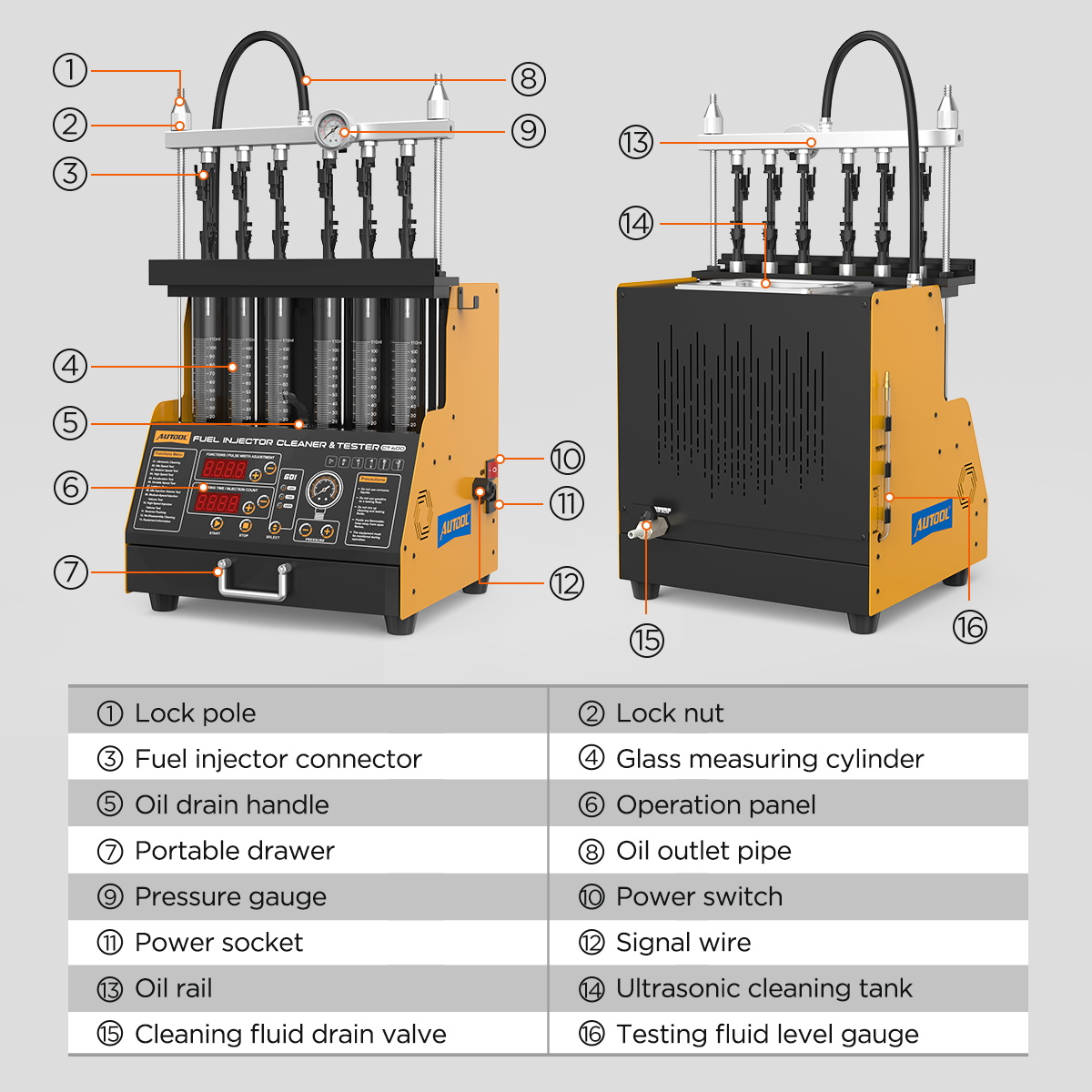 AUTOOL CT400 Car GDI EFI FEI F - Fuel Injector Tester incelemesi ve fiyatı