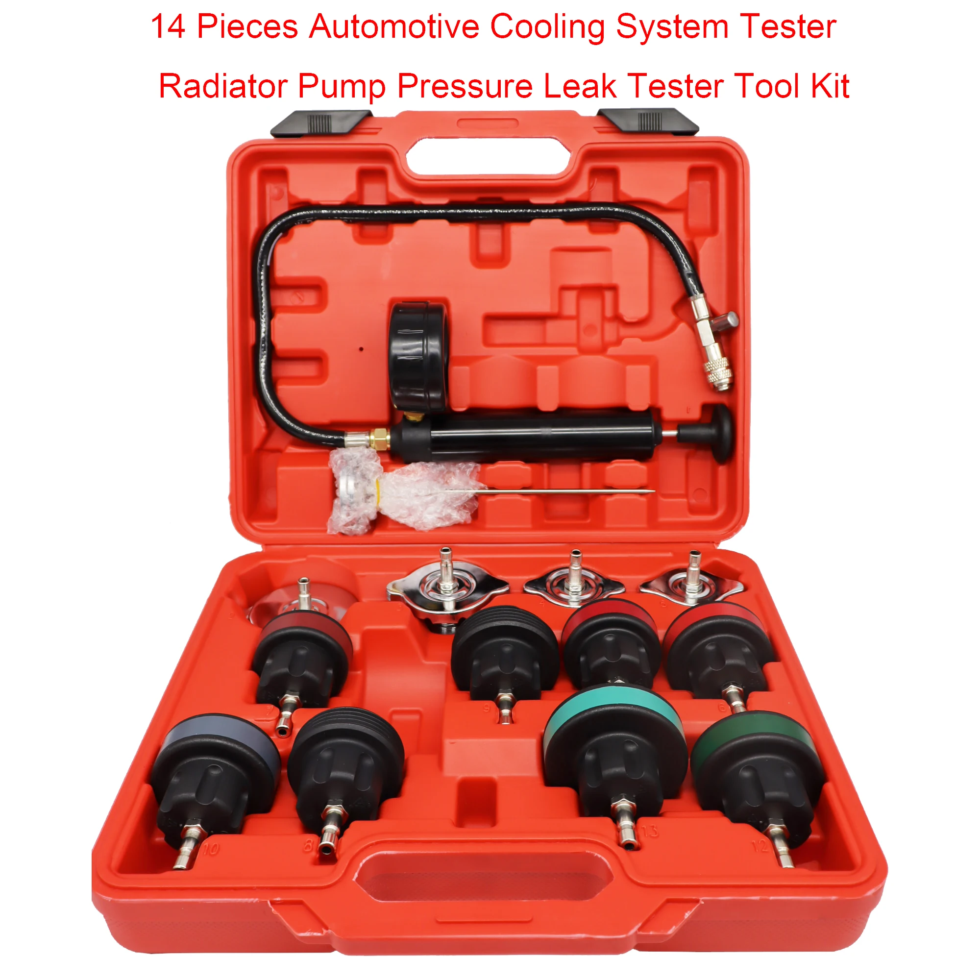 14 Pcs Universal Radiator Pres - Radiator Pressure Tester incelemesi ve fiyatı